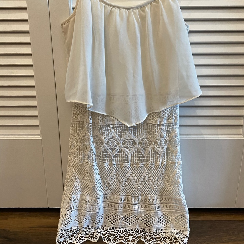 Crotchet AE Dress! Super cute w wedges!